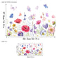 ✨POSLEDNÍ DEN 50% SLEVA!💐Barevná květinová kytice jako samolepka na okno🖼️