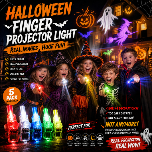 Mini barevné LED prstové světla