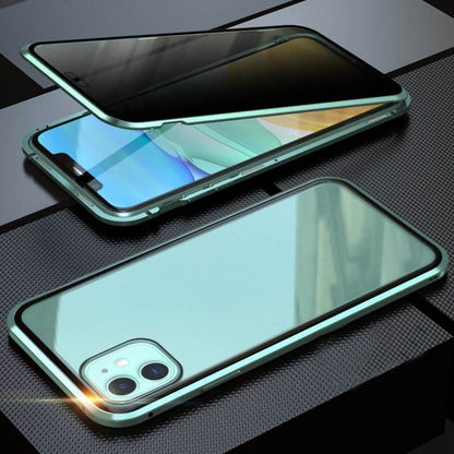 ✨ Magnetický iPhone Tok s privátním sklem a kovovým rámečkem 📱🔒