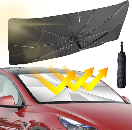 🌞 50% SLEVA 🌈 Skládací sluneční ochrana na čelní sklo automobilu