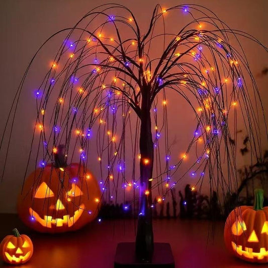 ⏰Světla na halloweenský stromeček