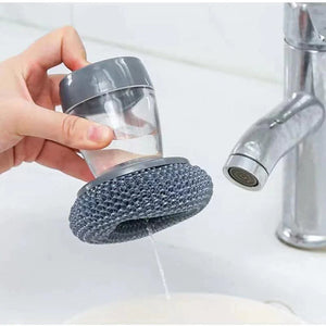 🧼 Kuchyňský dávkovač mýdla s kartáčkem na ruce 👨‍🍳👍