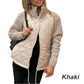 Dámská pletená bunda Patchwork Down Coat