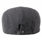 Unisex zimní Vintage nastavitelná čistá barva čepice