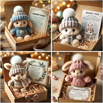 🐇Mini zajíček objímá roztomilý velikonoční dárek🎁