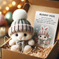 🐇Mini zajíček objímá roztomilý velikonoční dárek🎁
