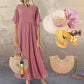 Dámské šaty Polka Dot Print Casual Maxi Dress