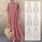 Dámské šaty Polka Dot Print Casual Maxi Dress