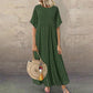 Dámské šaty Polka Dot Print Casual Maxi Dress