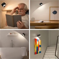 💡360° nástěnné svítidlo - bezdrátové nabíjení nástěnného svítidla