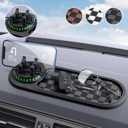 Protiskluzová podložka na palubní desku automobilu s držákem na telefon