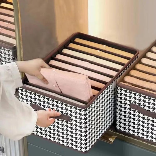 📦 Skládací box na oblečení - zesílená konstrukce, úchyty - úspora místa, snadná organizace vašeho šatníku! 🏠