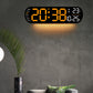 Multifunkční dekorativní digitální nástěnné hodiny LED