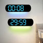 Multifunkční dekorativní digitální nástěnné hodiny LED