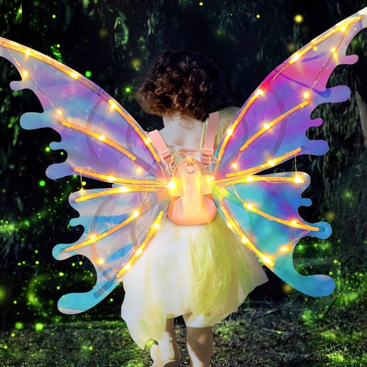 【💝Nejlepší dárek ze všech】🧚Svítící LED motýlí křídla ve tmě