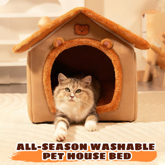 🐱Celoročně pratelný pelíšek do boudy pro domácí mazlíčky