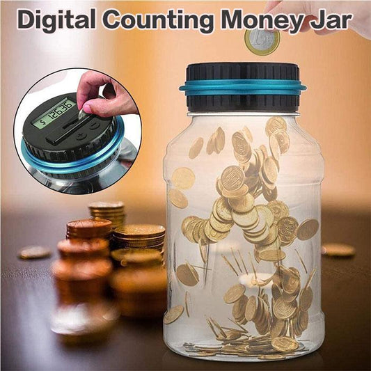 Digitální pokladní pokladnička s automatickým počítáním 📊