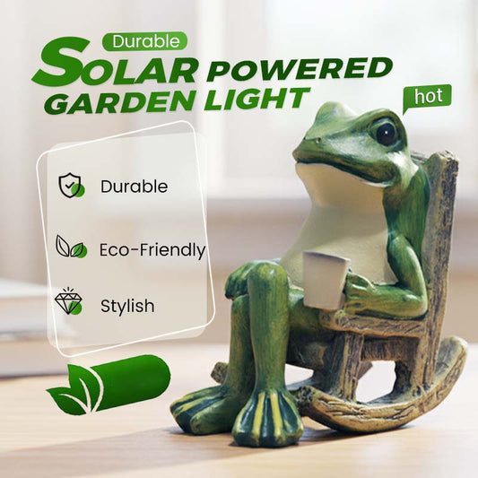 🐸Solární dekorace na houpací křeslo ve tvaru žáby