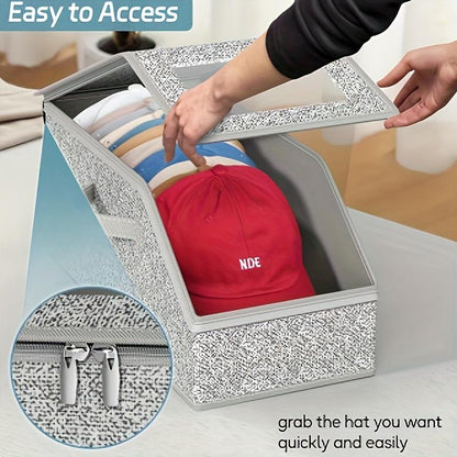 🧢Stohovatelné úložné boxy na baseballové čepice🎁