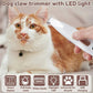 🐱Voděodolný dobíjecí holicí strojek pro domácí mazlíčky s LED světlem