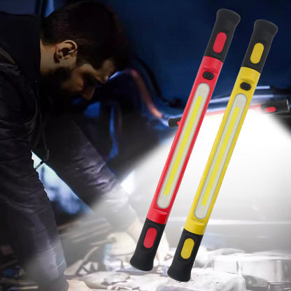 💡🔧LED pracovní světlo s výkonem 3000 lumenů – magnetické uchycení a háček, baterie 5200 mAh, otočné o 360°. Podporuje rychlé nabíjení přes Type-C. Ať jste kdekoli, bude jasno jako za bílého dne!🔋