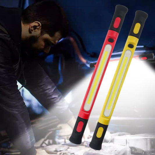 💡🔧LED pracovní světlo s výkonem 3000 lumenů – magnetické uchycení a háček, baterie 5200 mAh, otočné o 360°. Podporuje rychlé nabíjení přes Type-C. Ať jste kdekoli, bude jasno jako za bílého dne!🔋