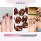💝Všestranný gel na nehty s kočičíma očima – Magnetický gel, dlouhotrvající lesk💅
