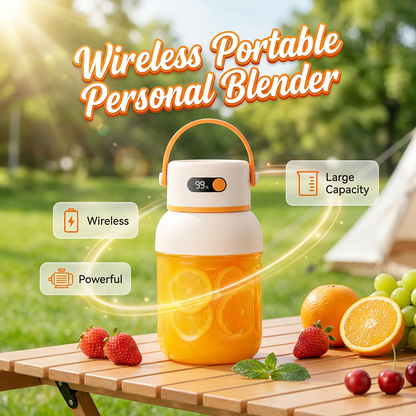 ✨🔥 POUZE NA KRÁTKO: -50% 💥 Přenosný elektrický mixér 🍓 Nabíjení přes USB bez BPA a perfektní na mléčné koktejly džusy a koktejly 🍹