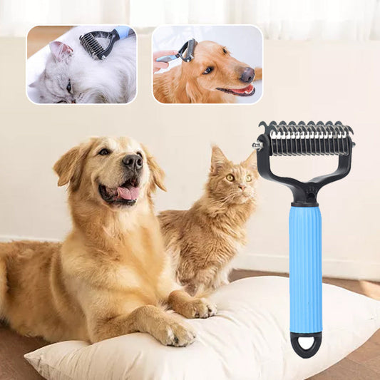 🐶 Oboustranný kartáč na péči o domácí mazlíčky