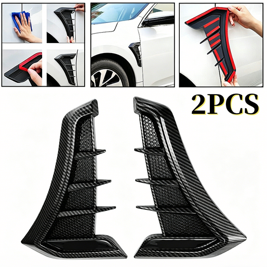 🚗 Dekorativní samolepicí ventilace na boční blatník automobilu – Skladem & platba na dobírku 💨✨