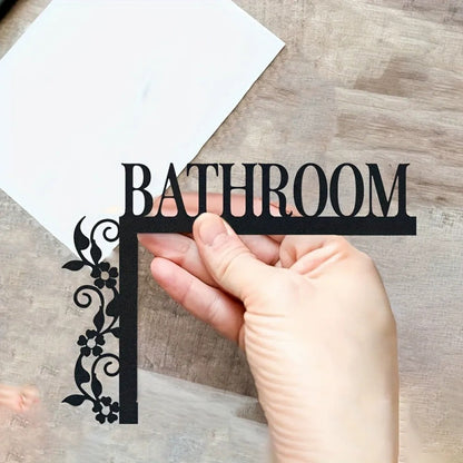 Květinová cedule do koupelny