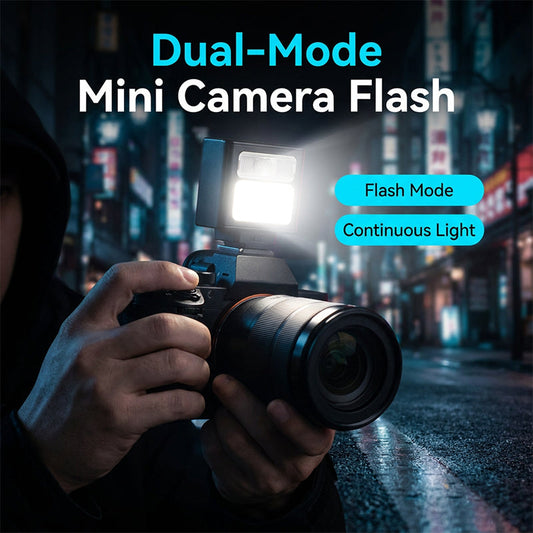 Zachyťte dokonalé snímky kdekoliv – kapesní dobíjecí blesk k fotoaparátu. Na dobírku! 📸