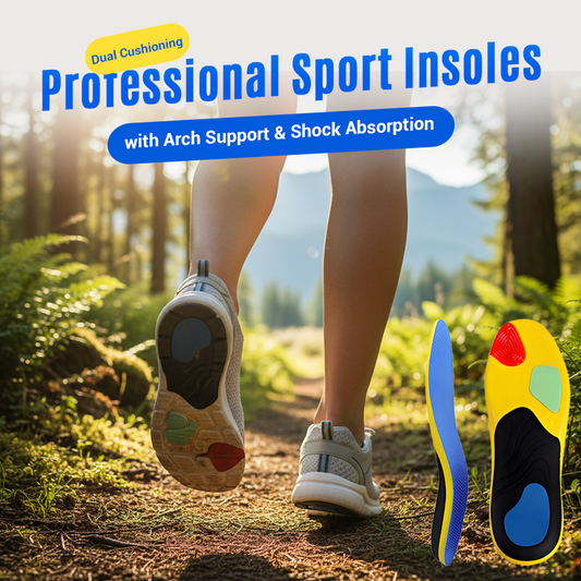 Profesionální sportovní vložky s podporou klenby a tlumením nárazů