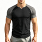 📢📢 SLEVA 50 % !! ⏰Pánské sportovní tričko s V-výstřihem a raglánovými rukávy