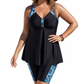 🌊😍Dámské volné tankini top a kraťasy plavky👙