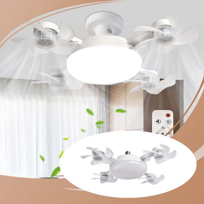 Dálkově ovládané LED stropní ventilátorové světlo