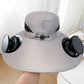 Ultralehký solární ventilátorový sluneční klobouk