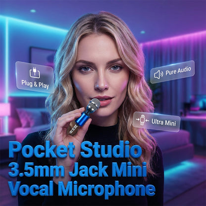 3,5mm jack mini vokální mikrofon