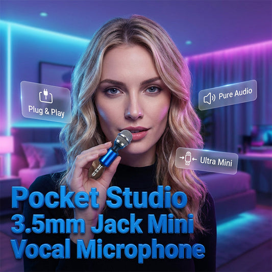 3,5mm jack mini vokální mikrofon