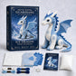 Patchworková sada Ice Dragon s motivem plsti - sada na šití Arctic Winter Guardian