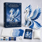 Patchworková sada Ice Dragon s motivem plsti - sada na šití Arctic Winter Guardian