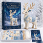 Patchworková sada Ice Dragon s motivem plsti - sada na šití Arctic Winter Guardian