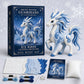 Patchworková sada Ice Dragon s motivem plsti - sada na šití Arctic Winter Guardian