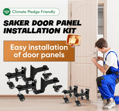 🚪🔧 Sada pro instalaci dveřních panelů Saker – instalace dveří samostatně, nosnost 227 kg. SLEVA 50 %! 🔥