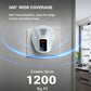 360° tichý ultrazvukový odpuzovač myší
