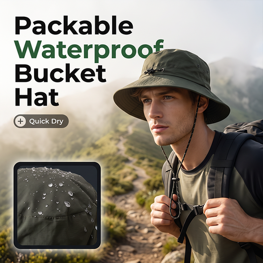 📢📢50 % SLEVA  PRÁVĚ TEĎ!! ⏰Klobouk typu „bucket hat“ odolný proti dešti a vhodný do každého počasí