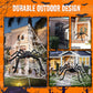 Chlupatý pavouk s velkou pavučinou Halloween venkovní dekorace