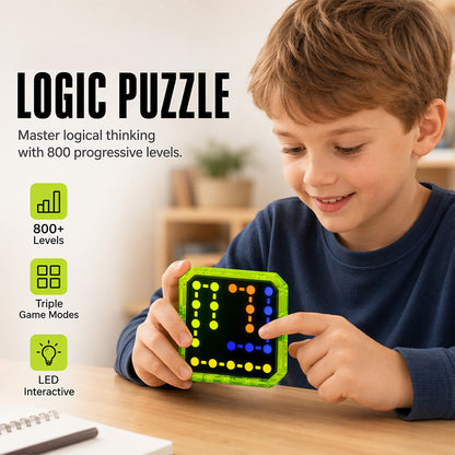 Interaktivní LED logická puzzle hra pro děti