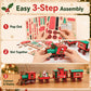 Sváteční puzzle s vláčkem pro kutily