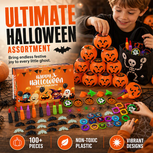 Sada dárků na Halloween, sortiment hraček, párty